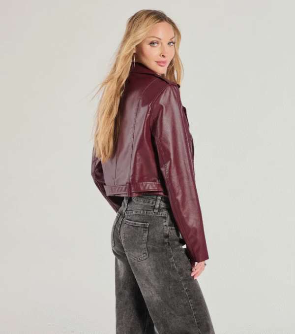 Ride With Me Faux Leather Moto Jacket - Image 2