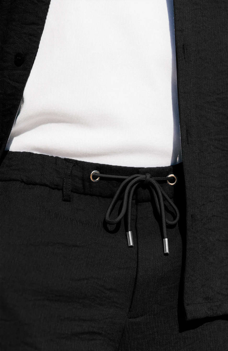 Fiorano Relaxed Fit Pants in Black - Image 3